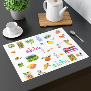 Island Style Printed Fabric Placemat