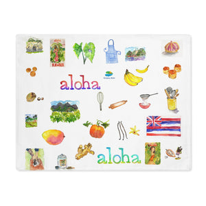 Island Style Printed Fabric Placemat