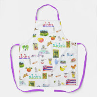 Printed Adult Apron